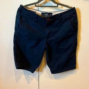 Dark blue Skinny Classic Fit Hollister Cargo Shorts
